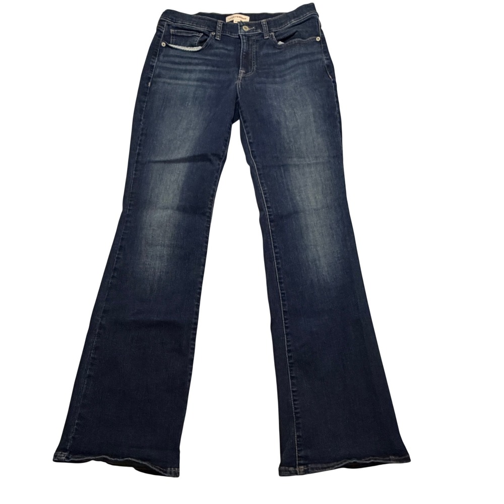 Lucky Brand Sweet Mid Rise Boot Jeans Dark Wash Blue Denim 10/30R